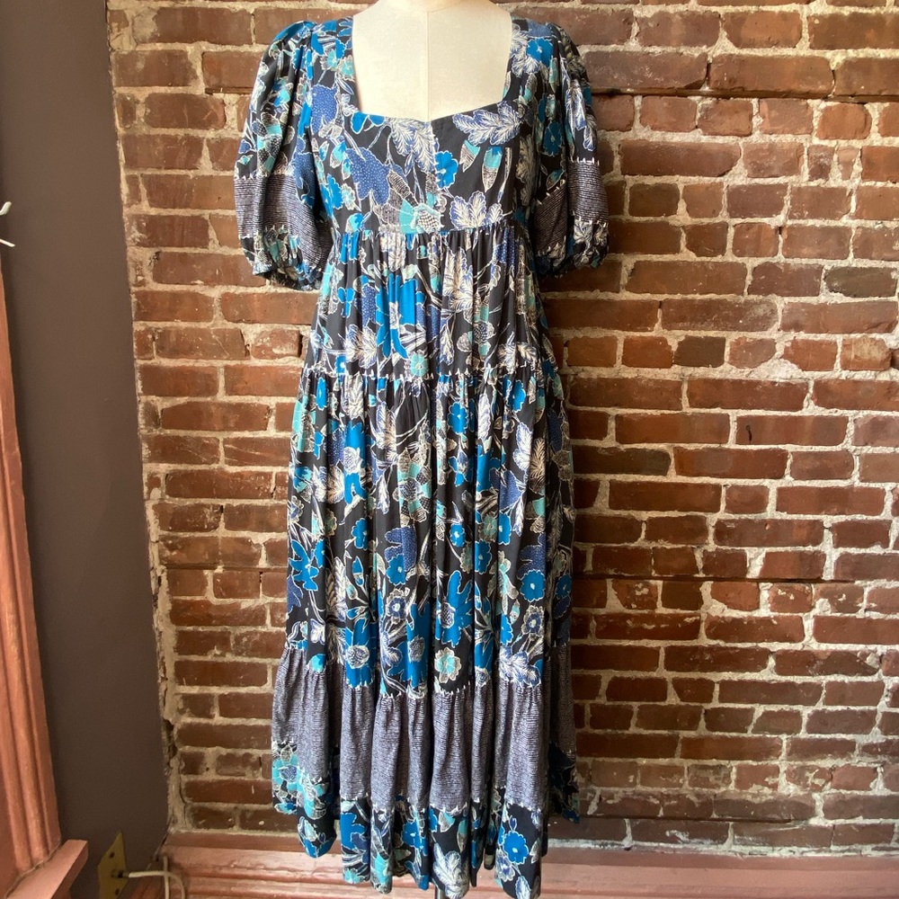 Ulla johnson printed cotton dress size 2